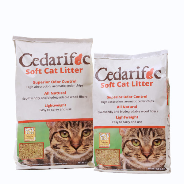 Cedarific NEPCO's AllNatural Cat Litter Product
